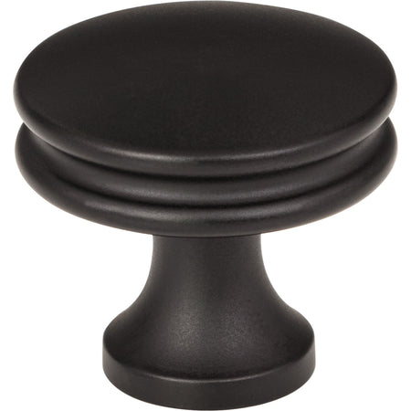 Jeffrey Alexander 445MB: 1-1/4" Marie Cabinet Knob - Matte Black