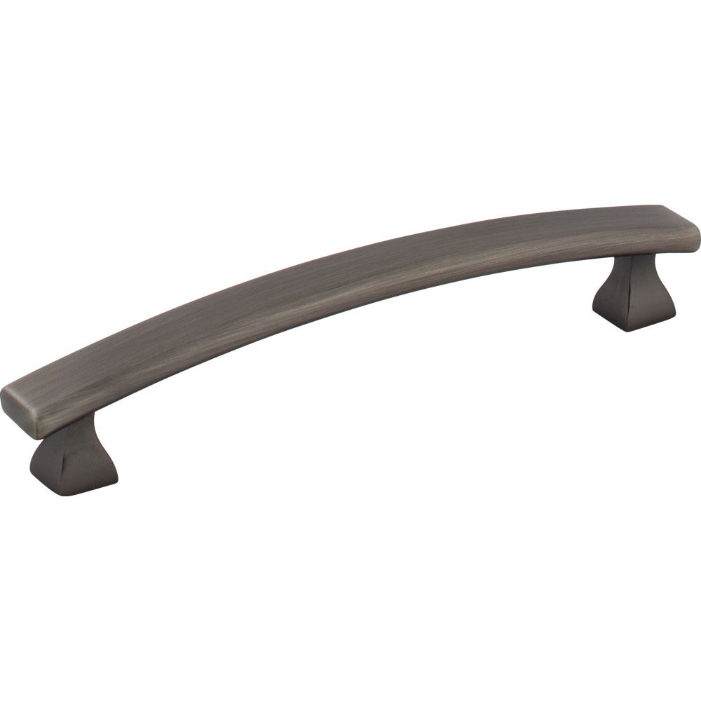 Elements 449-128BNBDL: 128 mm cc Hadly Arch Bar Cabinet Pull - Brushed Pewter