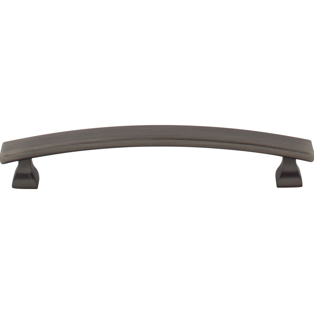 Elements 449-128BNBDL: 128 mm cc Hadly Arch Bar Cabinet Pull - Brushed Pewter
