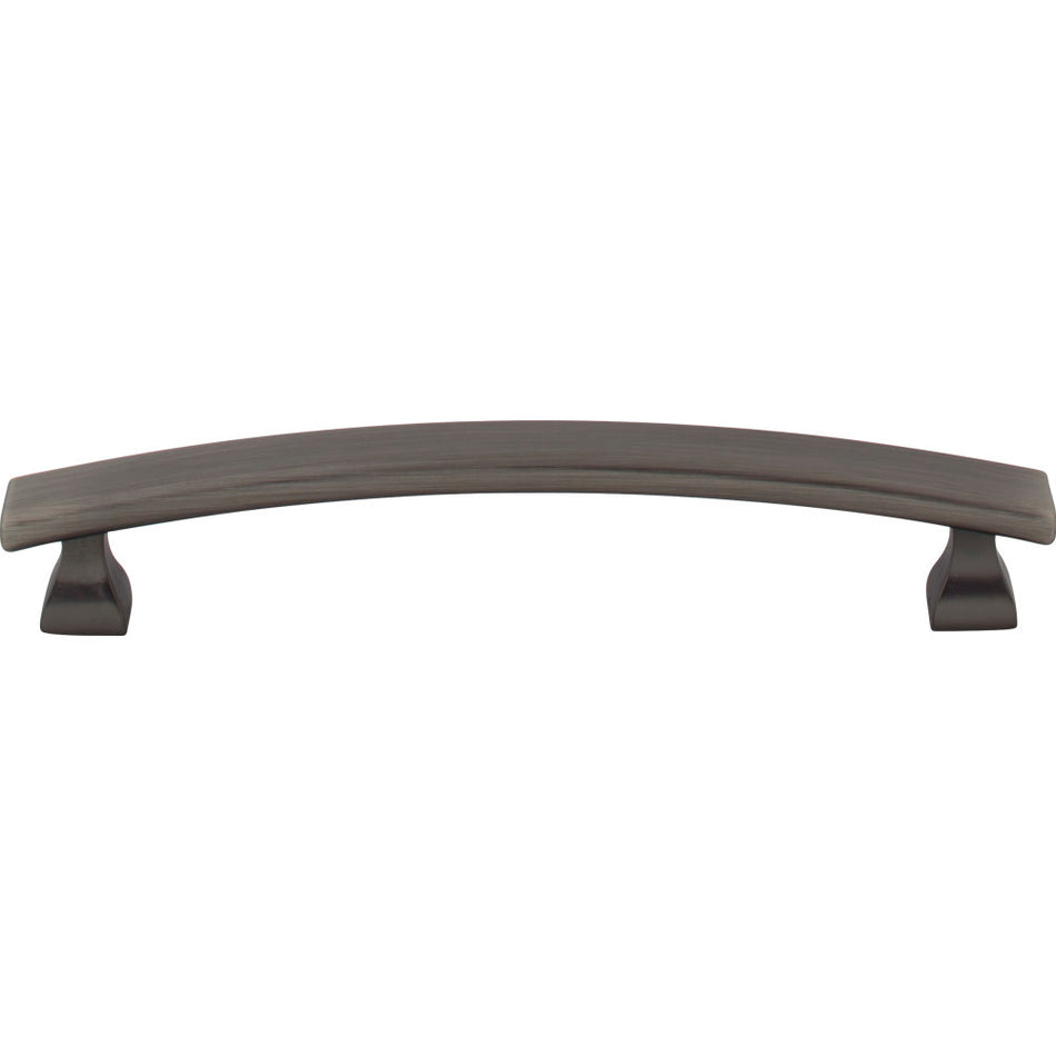 Elements 449-128BNBDL: 128 mm cc Hadly Arch Bar Cabinet Pull - Brushed Pewter