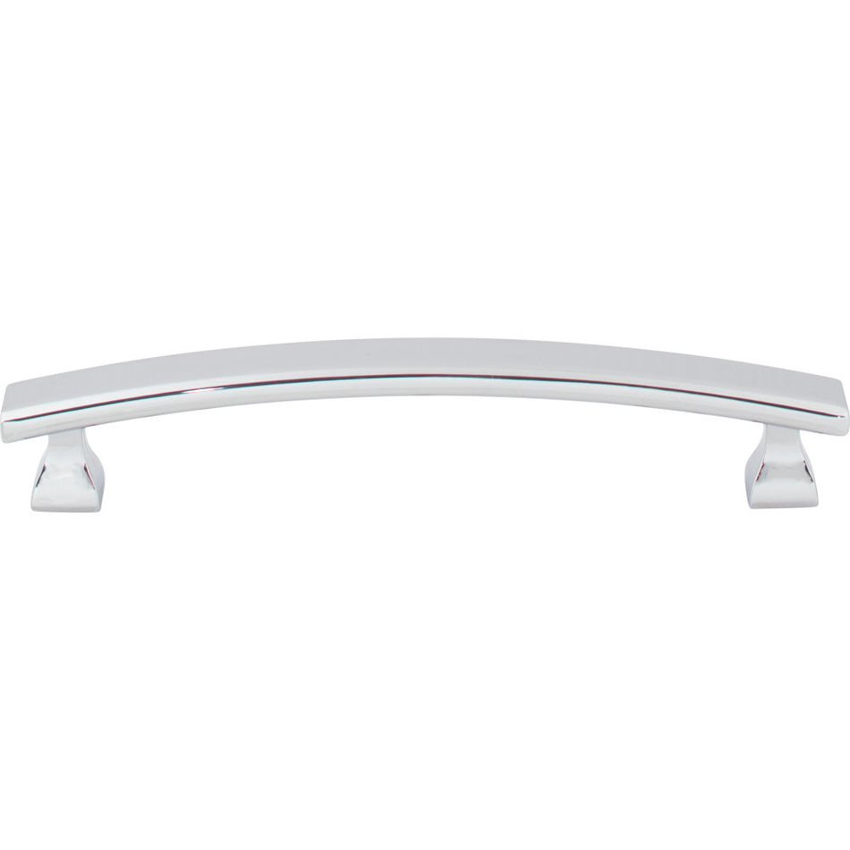 Elements 449-128PC: 128 mm cc Hadly Arch Bar Cabinet Pull - Polished Chrome