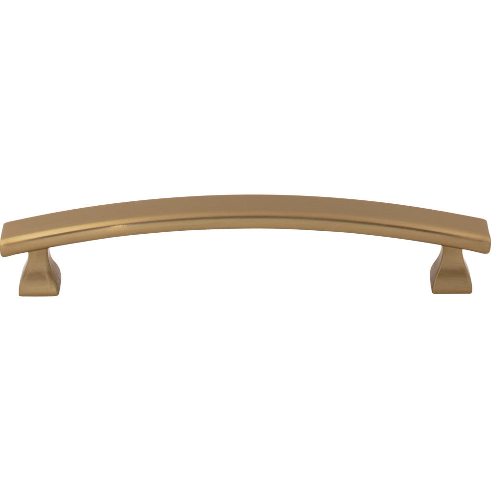Elements 449-128SBZ: 128 mm cc Hadly Arch Bar Cabinet Pull - Satin Bronze