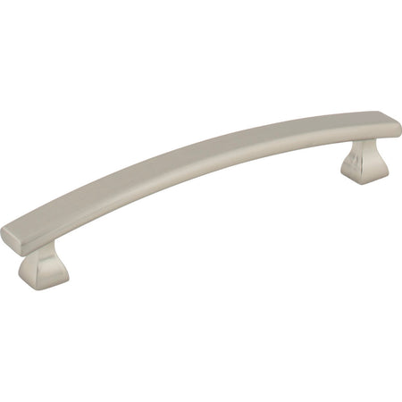 Elements 449-128SN: 128 mm cc Hadly Arch Bar Cabinet Pull - Satin Nickel