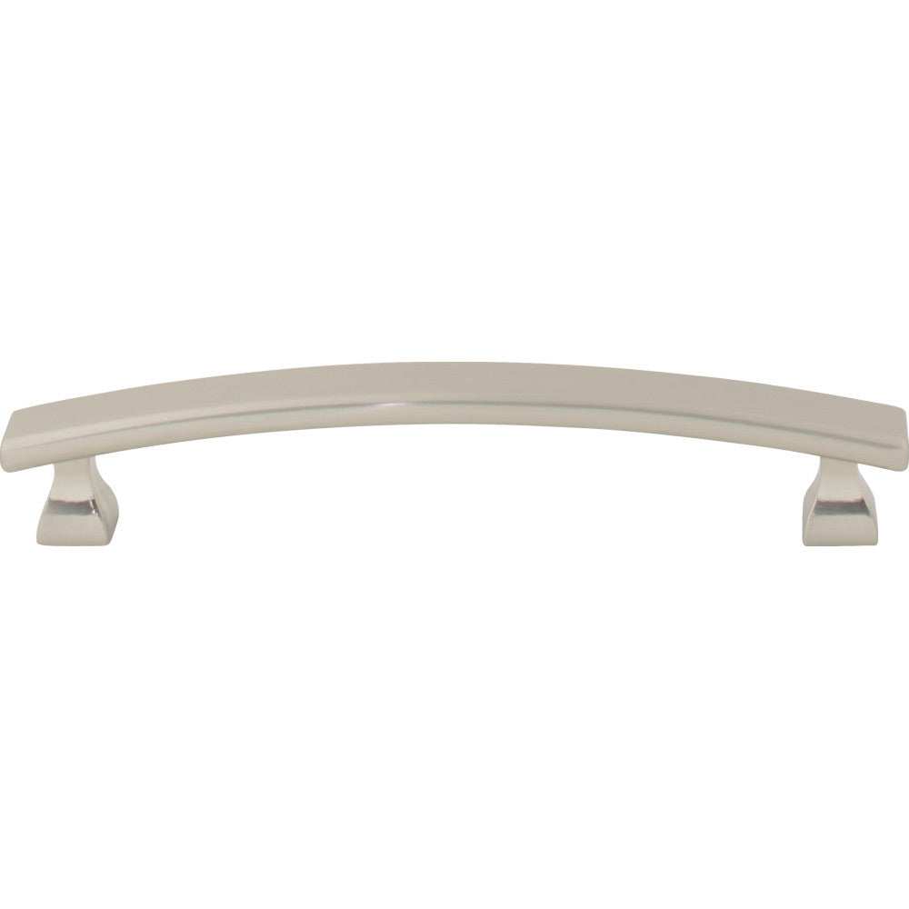 Elements 449-128SN: 128 mm cc Hadly Arch Bar Cabinet Pull - Satin Nickel