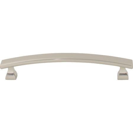 Elements 449-128SN: 128 mm cc Hadly Arch Bar Cabinet Pull - Satin Nickel