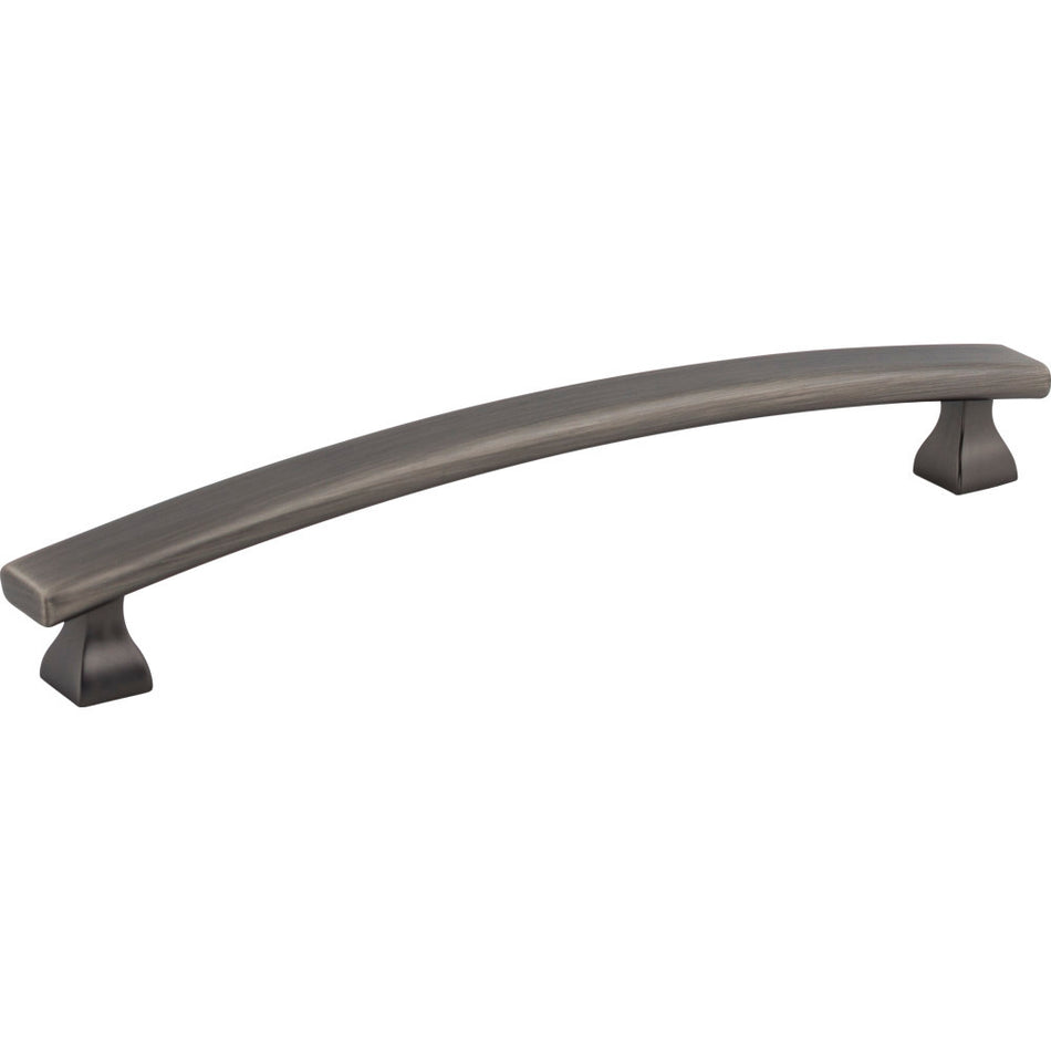 Elements 449-160BNBDL: 160 mm cc Hadly Arch Bar Cabinet Pull - Brushed Pewter