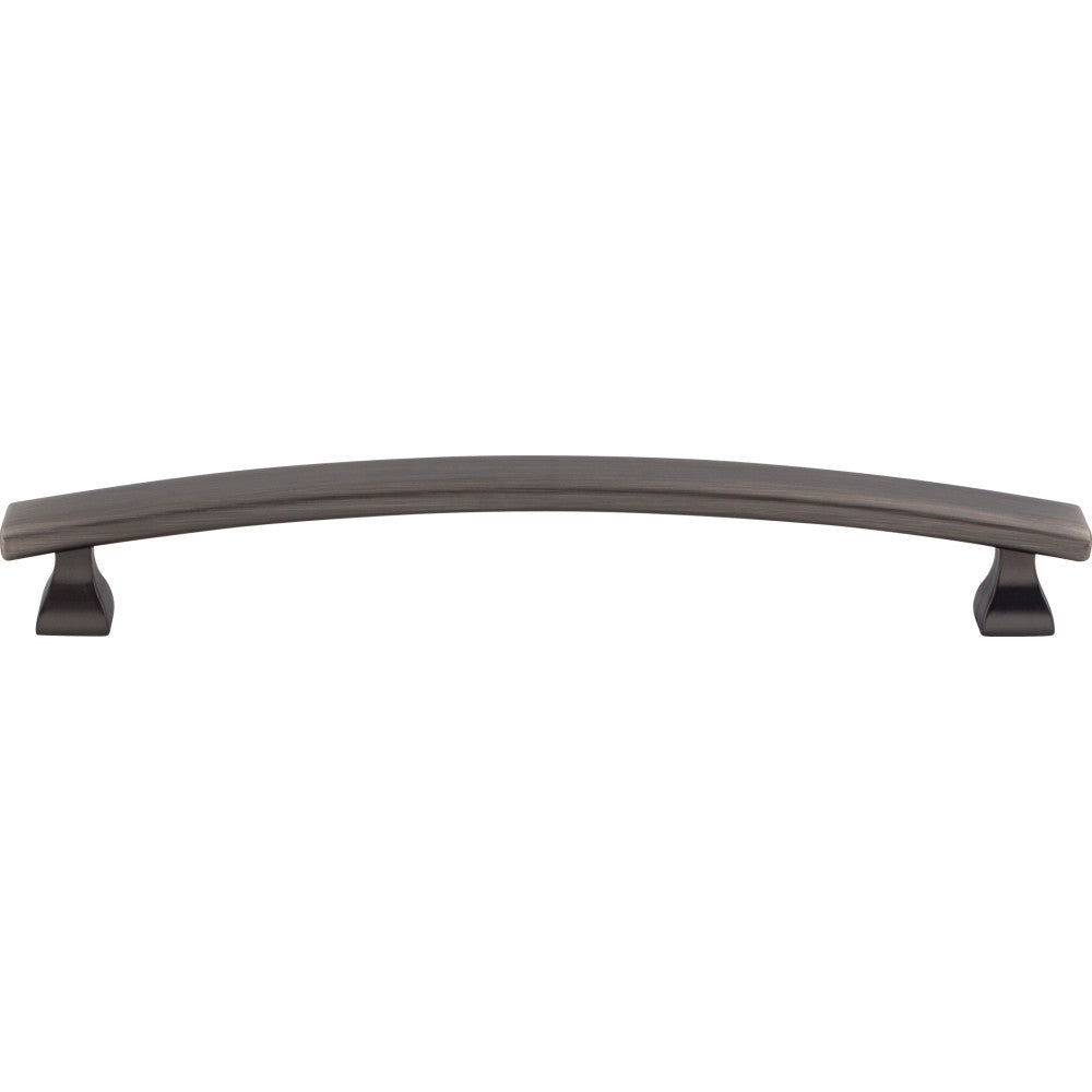 Elements 449-160BNBDL: 160 mm cc Hadly Arch Bar Cabinet Pull - Brushed Pewter