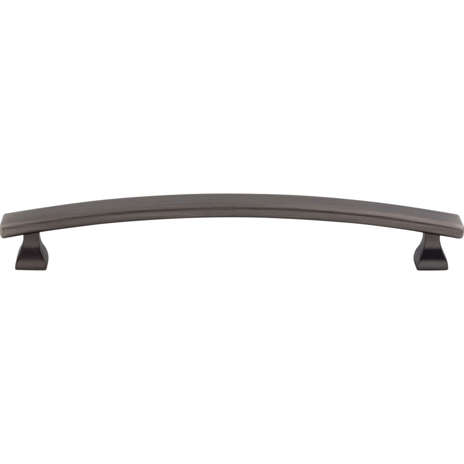 Elements 449-160BNBDL: 160 mm cc Hadly Arch Bar Cabinet Pull - Brushed Pewter