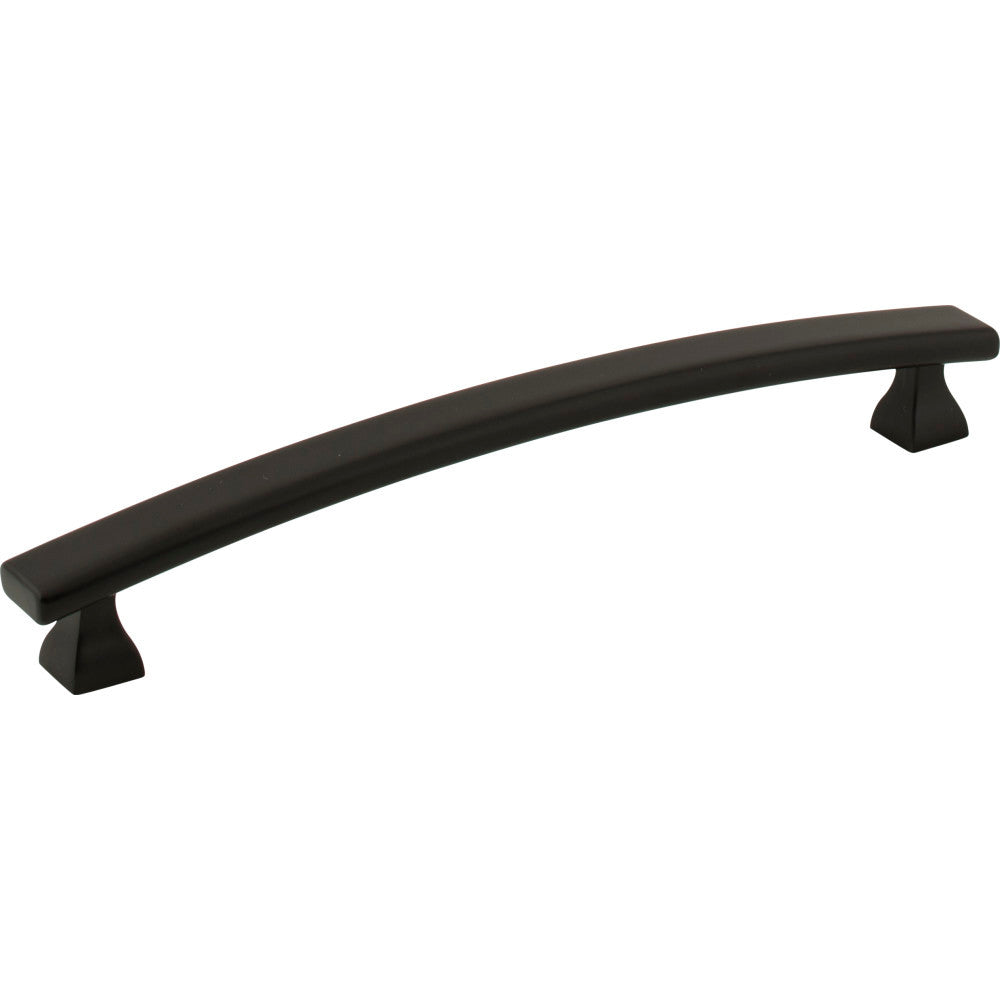 Elements 449-160MB: 160 mm cc Hadly Arch Bar Cabinet Pull - Matte Black