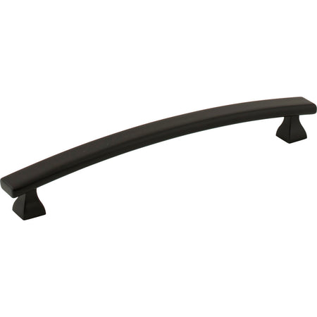 Elements 449-160MB: 160 mm cc Hadly Arch Bar Cabinet Pull - Matte Black