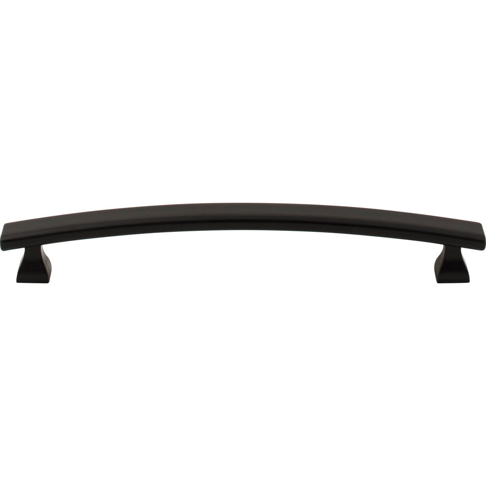 Elements 449-160MB: 160 mm cc Hadly Arch Bar Cabinet Pull - Matte Black