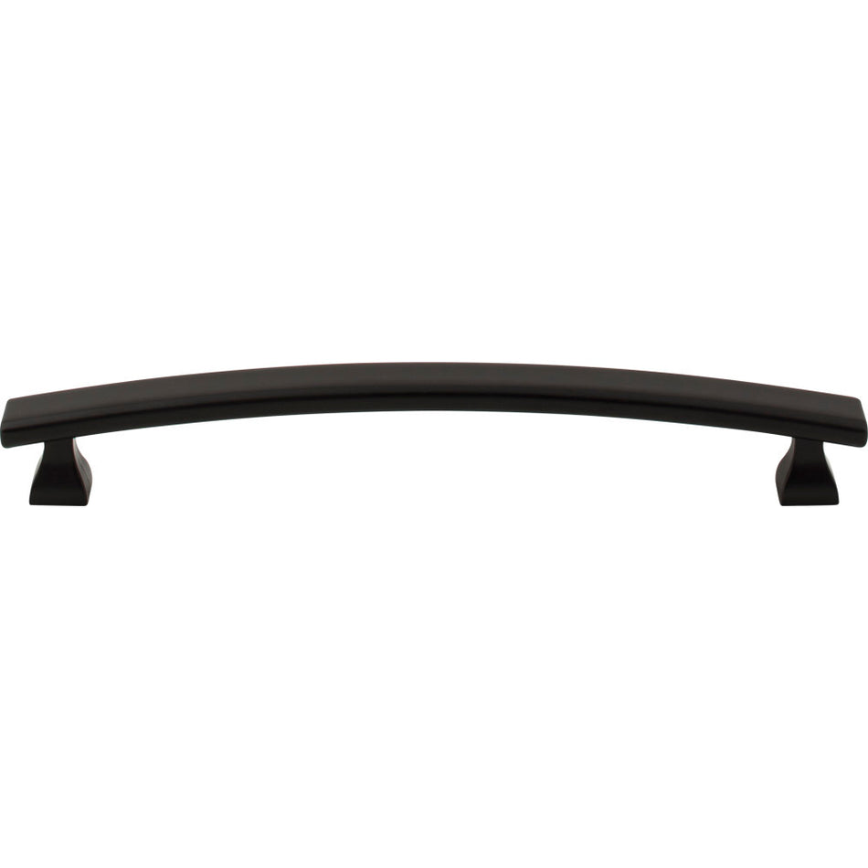 Elements 449-160MB: 160 mm cc Hadly Arch Bar Cabinet Pull - Matte Black