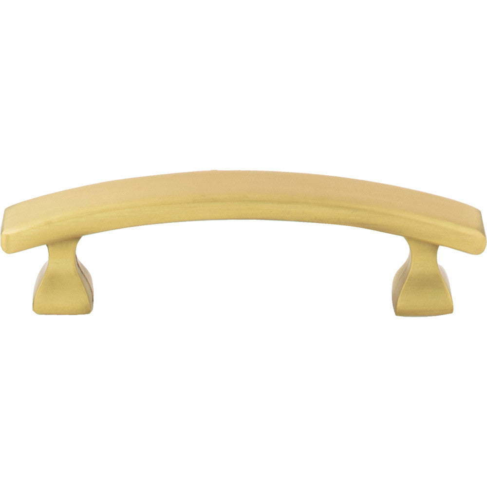 Elements 449-3BG: 3" cc Hadly Arch Bar Cabinet Pull - Brushed Gold
