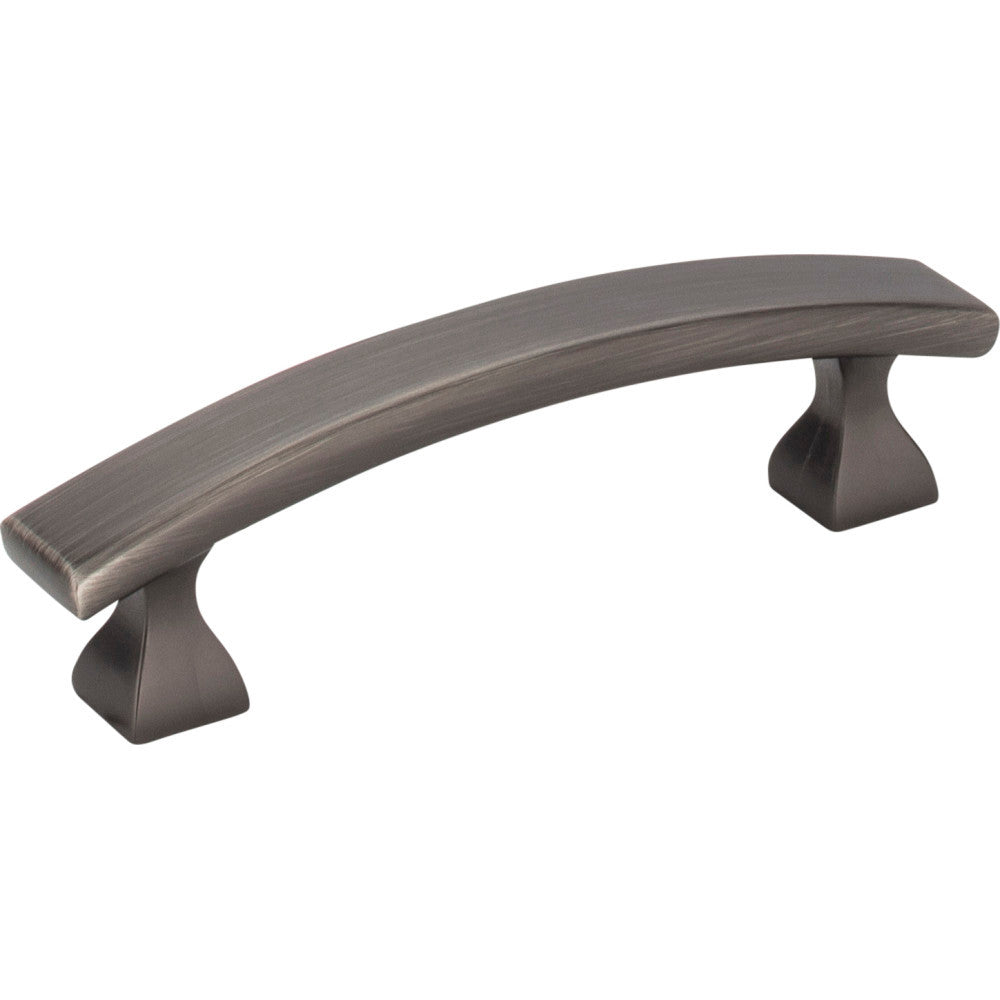 Elements 449-3BNBDL: 3" cc Hadly Arch Bar Cabinet Pull - Brushed Pewter