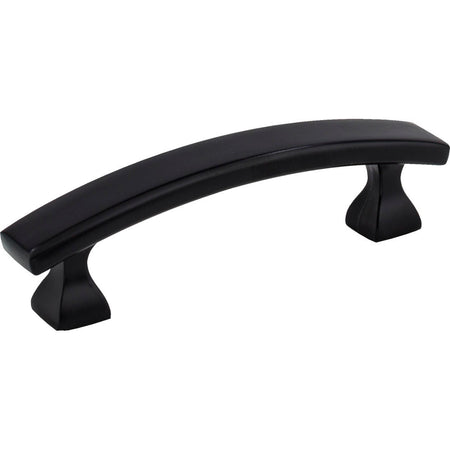 Elements 449-3MB: 3" cc Hadly Arch Bar Cabinet Pull - Matte Black