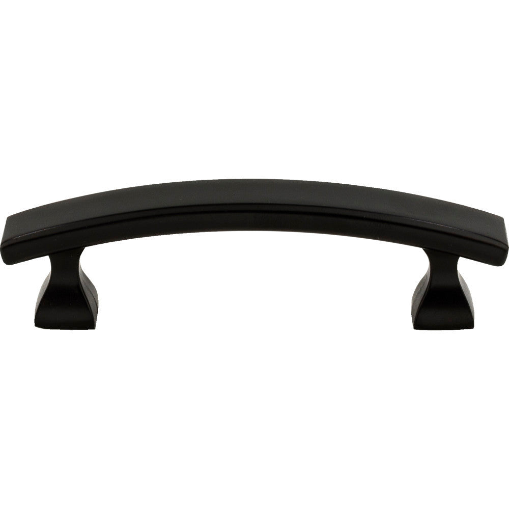 Elements 449-3MB: 3" cc Hadly Arch Bar Cabinet Pull - Matte Black