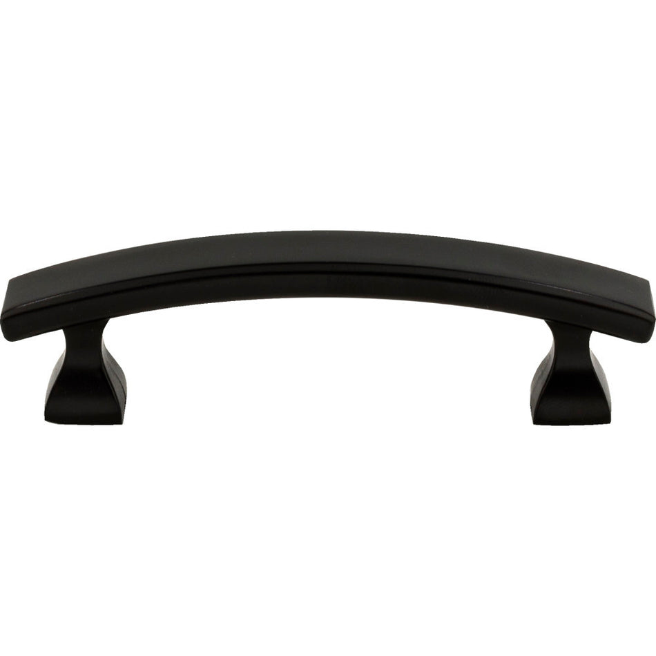 Elements 449-3MB: 3" cc Hadly Arch Bar Cabinet Pull - Matte Black