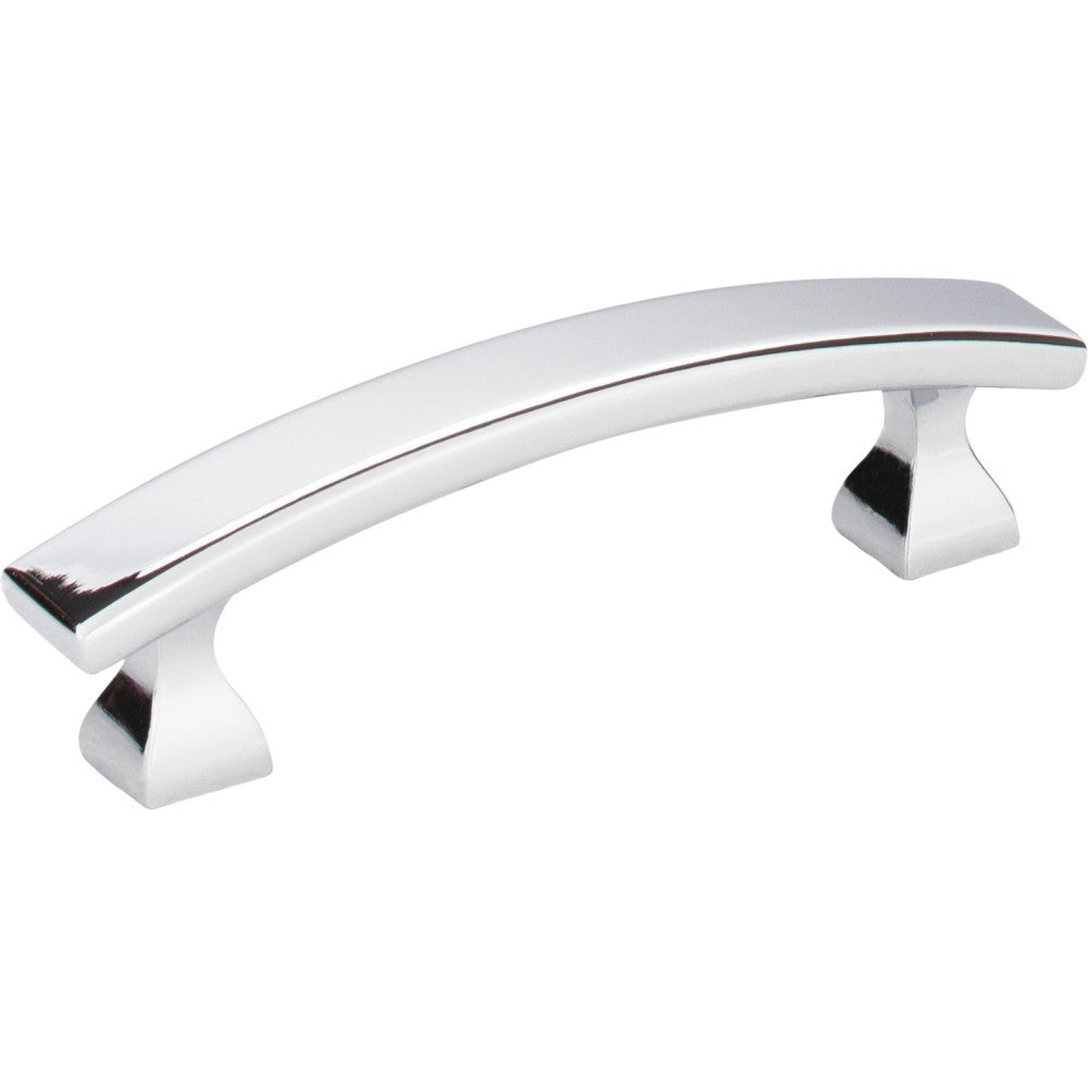 Elements 449-3PC: 3" cc Hadly Arch Bar Cabinet Pull - Polished Chrome