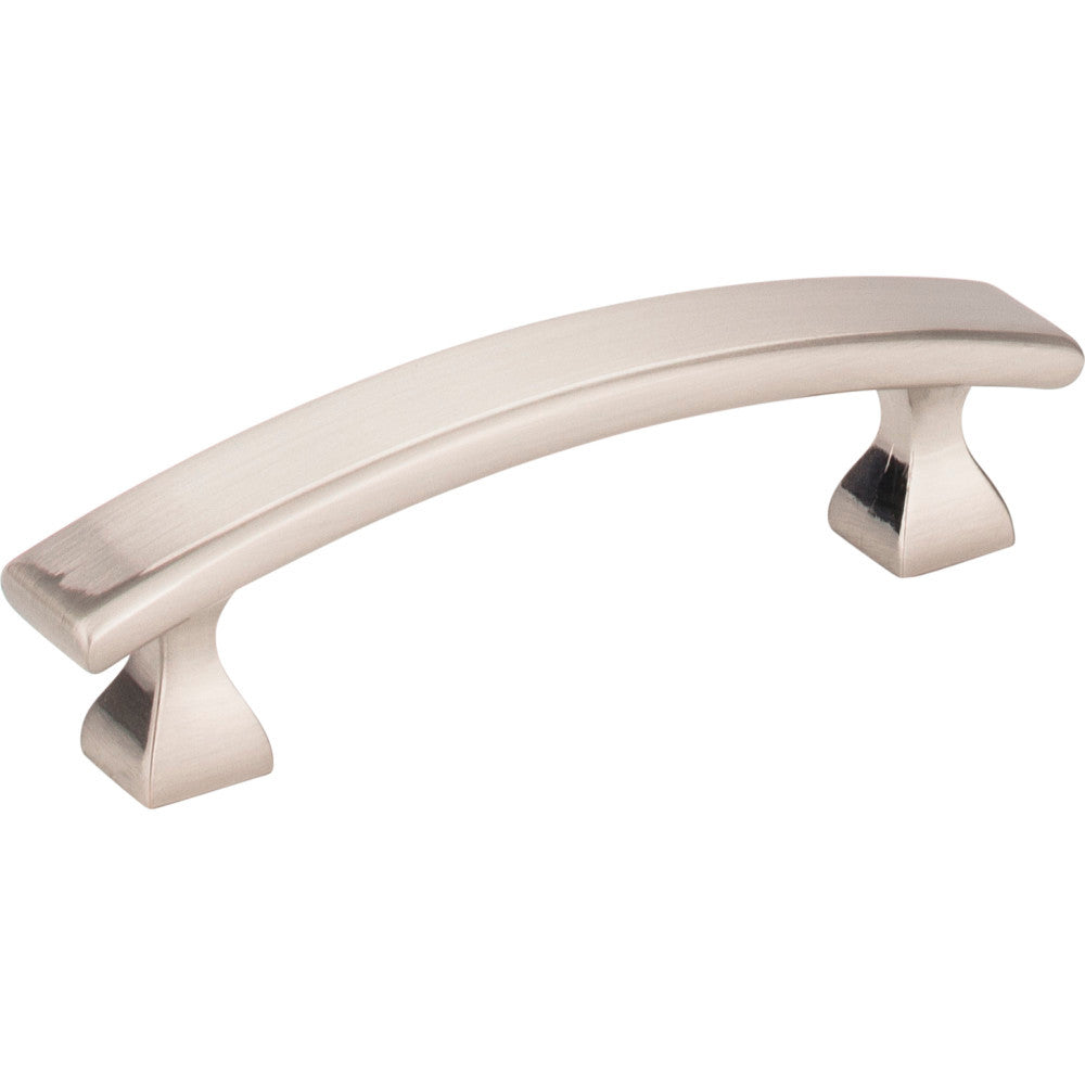 Elements 449-3SN: 3" cc Hadly Arch Bar Cabinet Pull - Satin Nickel