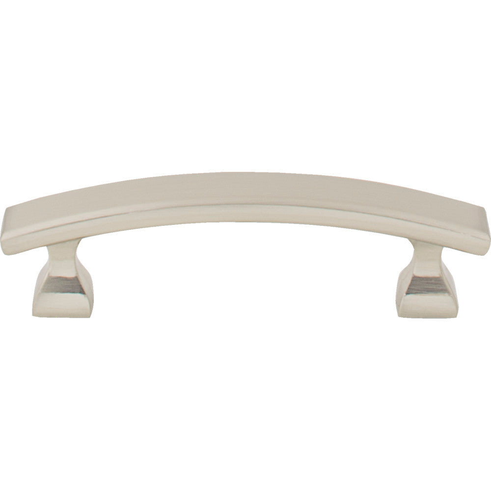 Elements 449-3SN: 3" cc Hadly Arch Bar Cabinet Pull - Satin Nickel