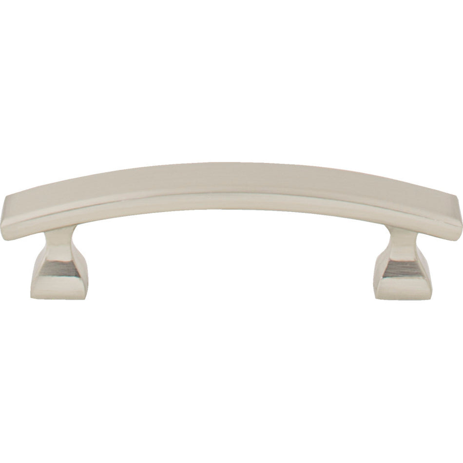 Elements 449-3SN: 3" cc Hadly Arch Bar Cabinet Pull - Satin Nickel
