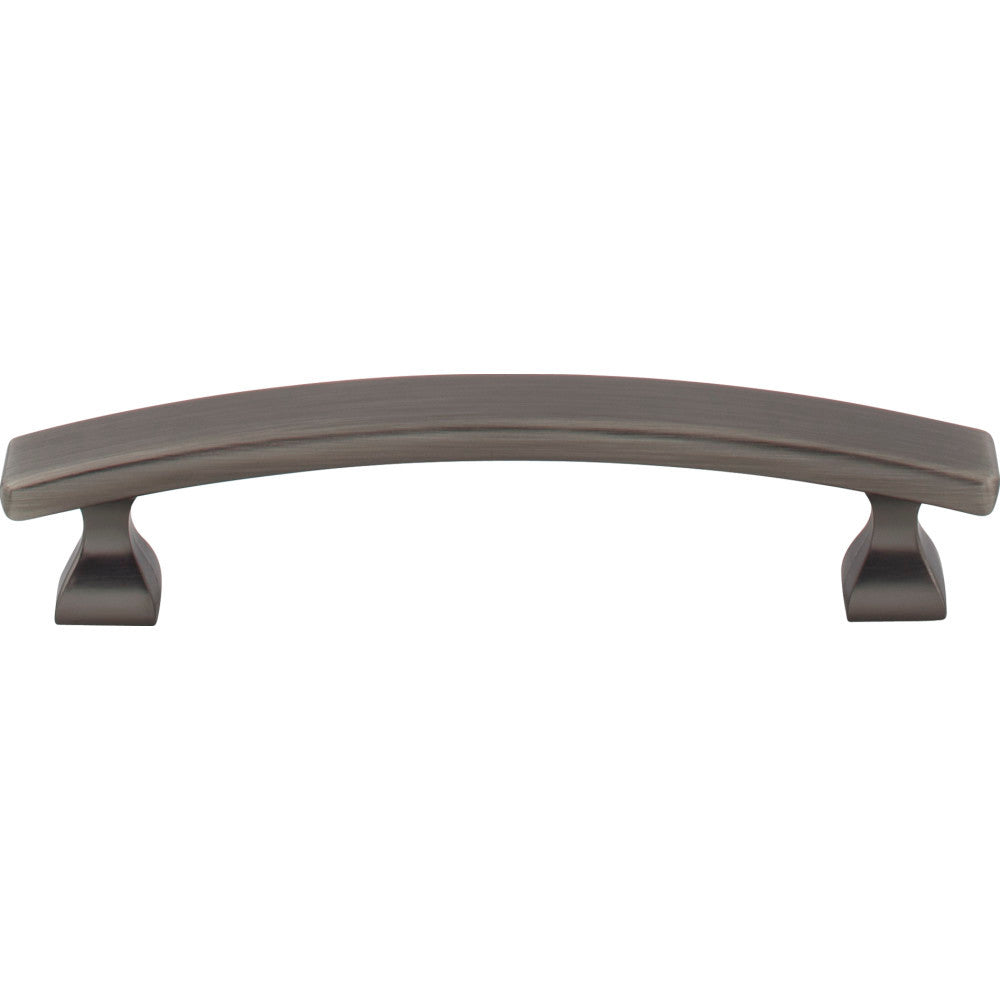 Elements 449-96BNBDL: 96 mm cc Hadly Arch Bar Cabinet Pull - Brushed Pewter