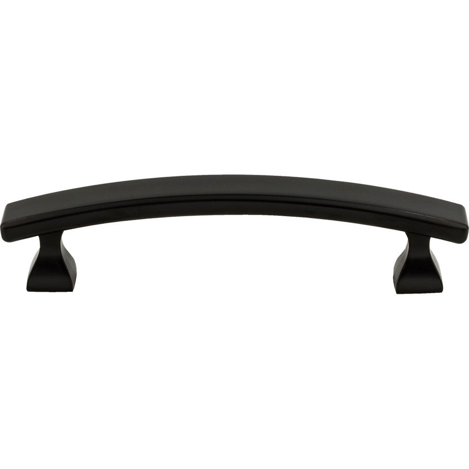 Elements 449-96MB: 96 mm cc Hadly Arch Bar Cabinet Pull - Matte Black