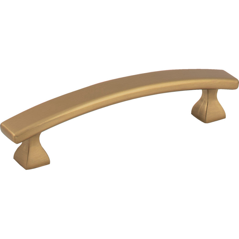 Elements 449-96SBZ: 96 mm cc Hadly Arch Bar Cabinet Pull - Satin Bronze