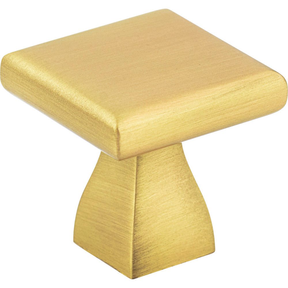 Elements 449BG: 1" Hadly Square Cabinet Knob - Brushed Gold