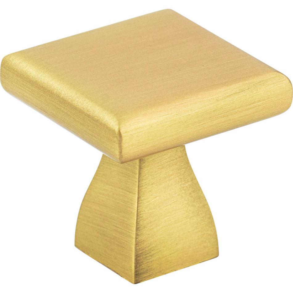 Elements 449BG: 1" Hadly Square Cabinet Knob - Brushed Gold