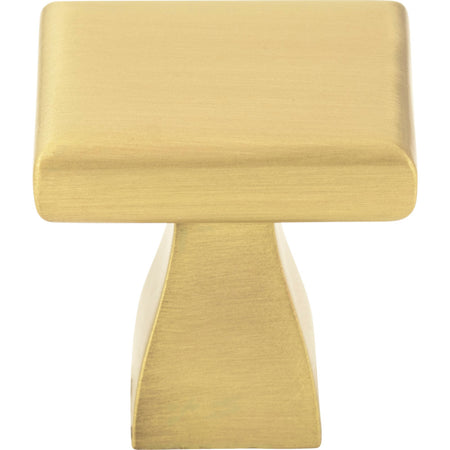 Elements 449BG: 1" Hadly Square Cabinet Knob - Brushed Gold