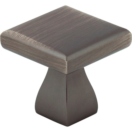 Elements 449BNBDL: 1" Hadly Square Cabinet Knob - Brushed Pewter