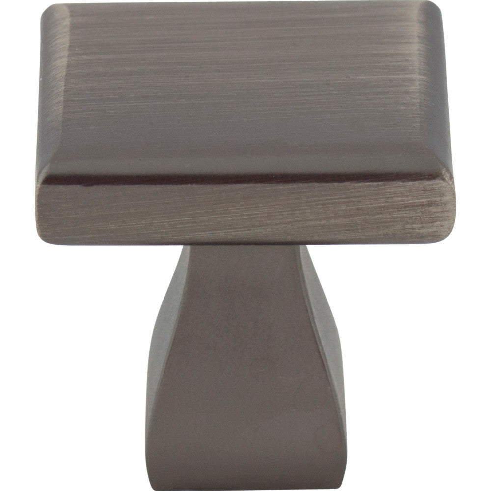 Elements 449BNBDL: 1" Hadly Square Cabinet Knob - Brushed Pewter