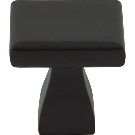 Elements 449MB: 1" Hadly Square Cabinet Knob - Matte Black