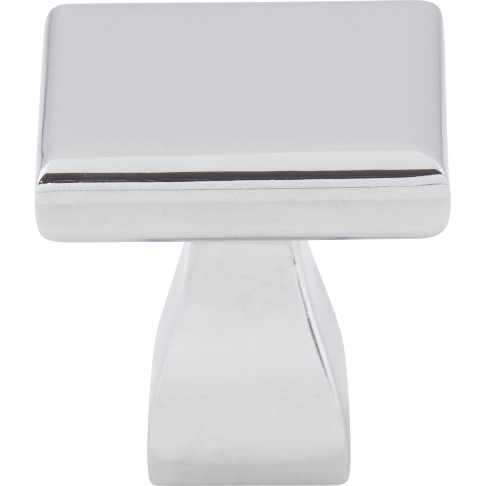 Elements 449PC: 1" Hadly Square Cabinet Knob - Polished Chrome