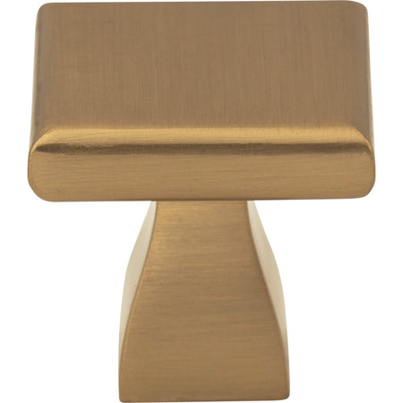 Elements 449SBZ: 1" Hadly Square Cabinet Knob - Satin Bronze
