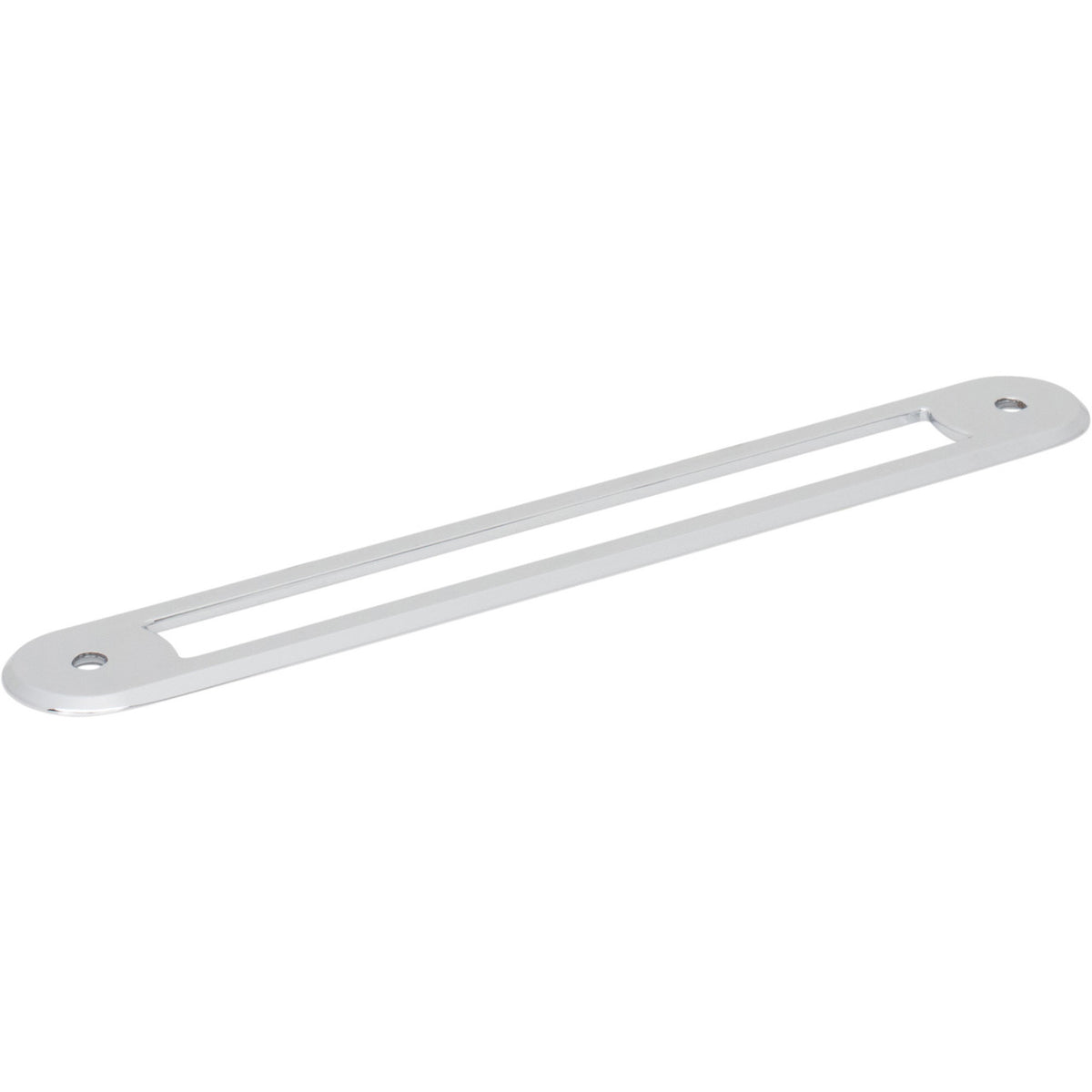 Top Knobs TK3354PC: 6-5/16" Brockwell Oval Backplate - Polished Chrome