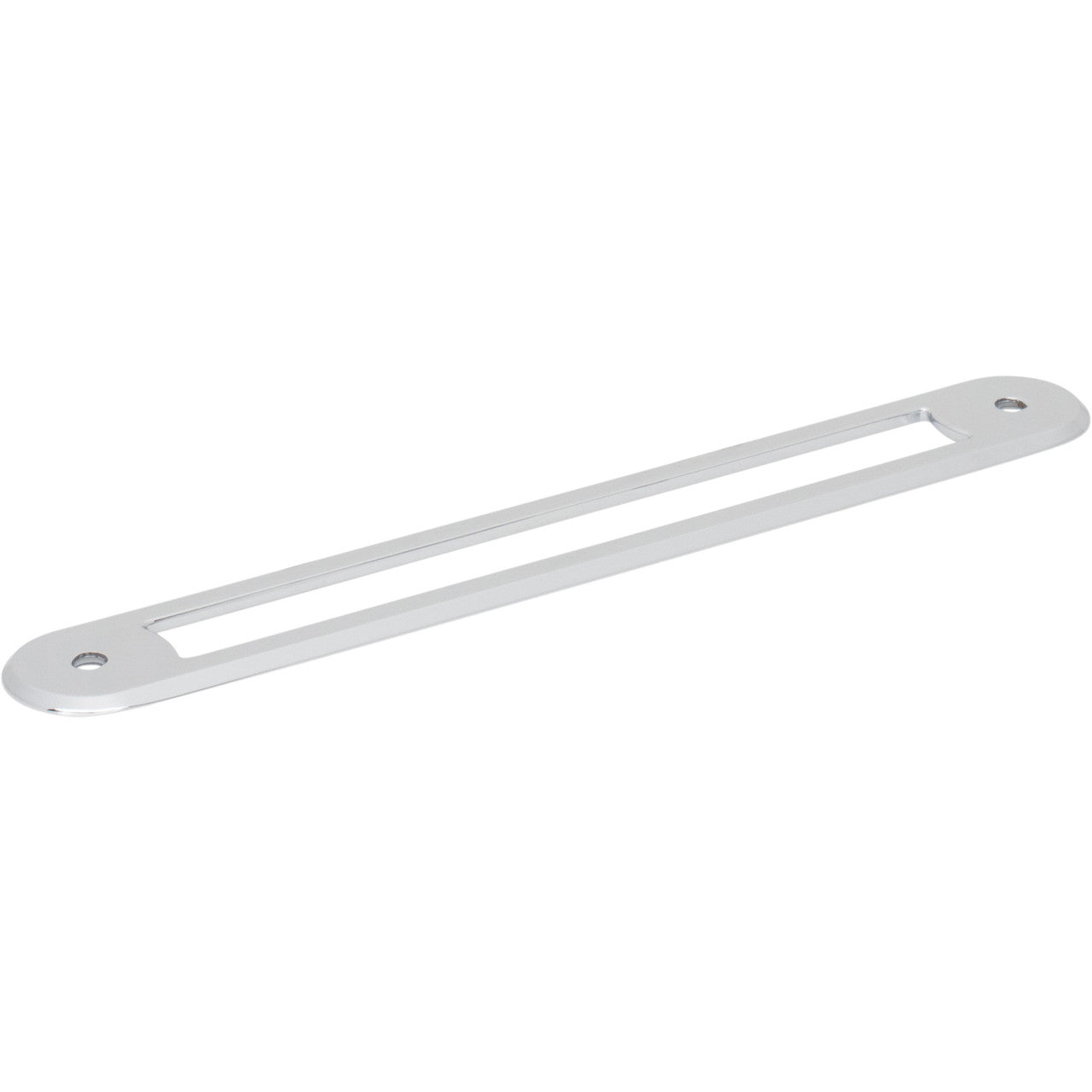 Top Knobs TK3354PC: 6-5/16" Brockwell Oval Backplate - Polished Chrome