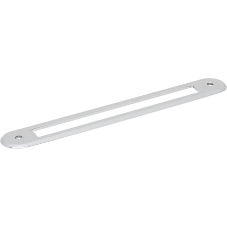 Top Knobs TK3354PC: 6-5/16" Brockwell Oval Backplate - Polished Chrome