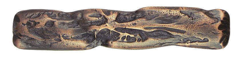 Hawk Hill 457CC: 3-3/4" cc Driftwood Cabinet Pull - Charcoal