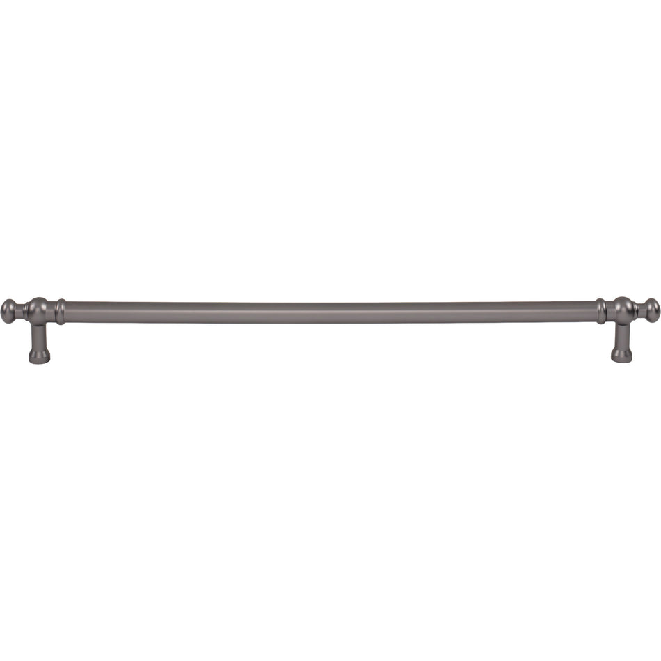 Top Knobs TK3306AG: 12" cc Wetherby Cabinet Pull - Ash Gray