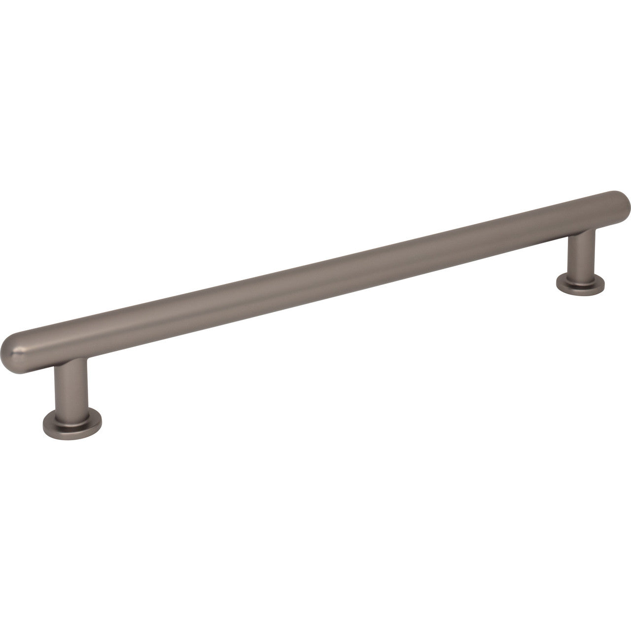 Top Knobs TK3337AG: 12" cc Lambert Appliance Pull - Ash Gray