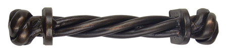 Hawk Hill 463AP: 4-1/8" cc Heavy Twist Cabinet Pull - Polished Pewter