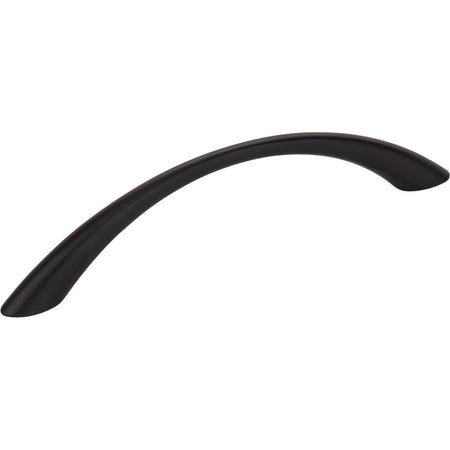 Elements 4655BLK: 128 mm cc Verona Bow Cabinet Pull - Black