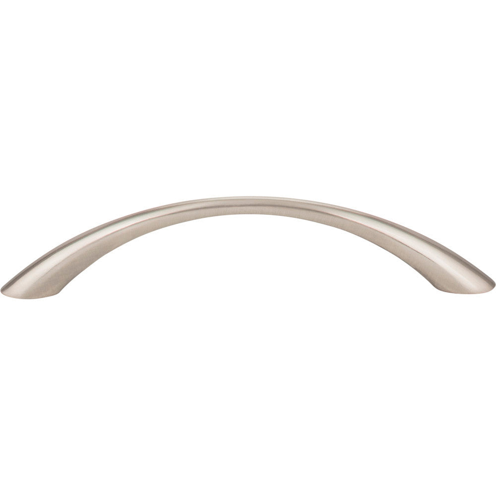 Elements 4655SN: 128 mm cc Verona Bow Cabinet Pull - Satin Nickel