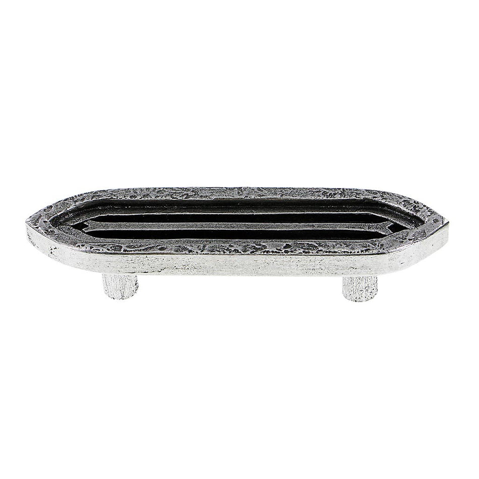 Hawk Hill 477SP: 2-7/8" cc Cathedral Cabinet Pull - Satin Pewter