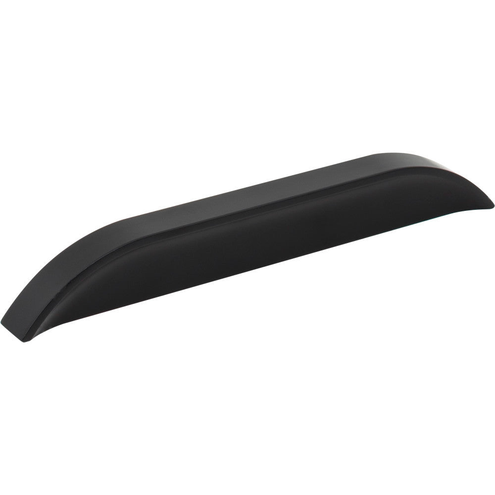Jeffrey Alexander 484-128160MB: 128mm cc Elara Tab Cabinet Pull - Matte Black