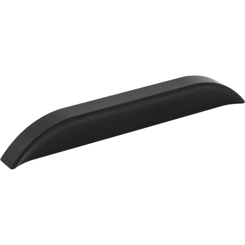 Jeffrey Alexander 484-128160MB: 128mm cc Elara Tab Cabinet Pull - Matte Black