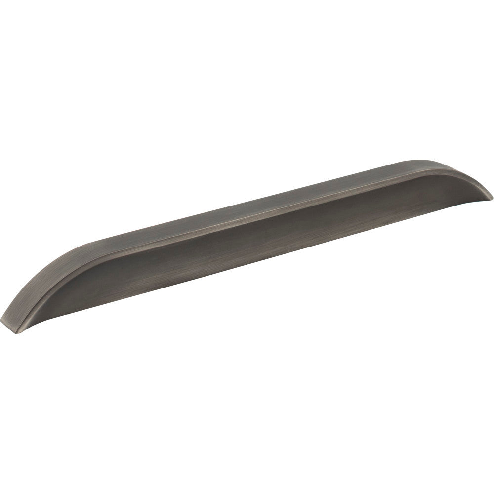 Jeffrey Alexander 484-192224BNBDL: 192mm cc Elara Tab Cabinet Pull - Brushed Pewter