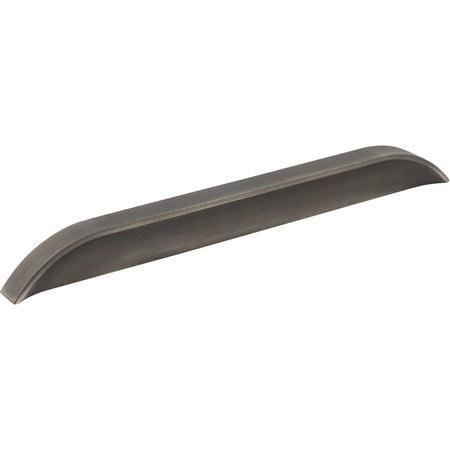 Jeffrey Alexander 484-192224BNBDL: 192mm cc Elara Tab Cabinet Pull - Brushed Pewter